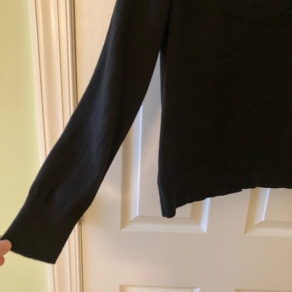 Loft Black Cardigan, Size L - Picture 4 of 9